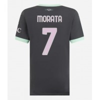 Fotballdrakt Dame AC Milan Alvaro Morata #7 Tredjedrakt 2024-25 Kortermet